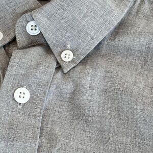 Saturdays New York City Gray Button Down Shirt